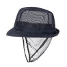 Klobuk Trilby v mornarsko modri barvi s čipko - velikost M 570 mm - FourniResto - Fourniresto