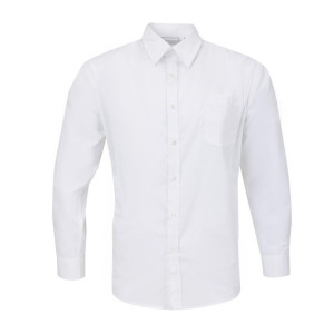 Moška bela srajca z dolgimi rokavi Uniform Works - Velikost S - Chef Works - Fourniresto