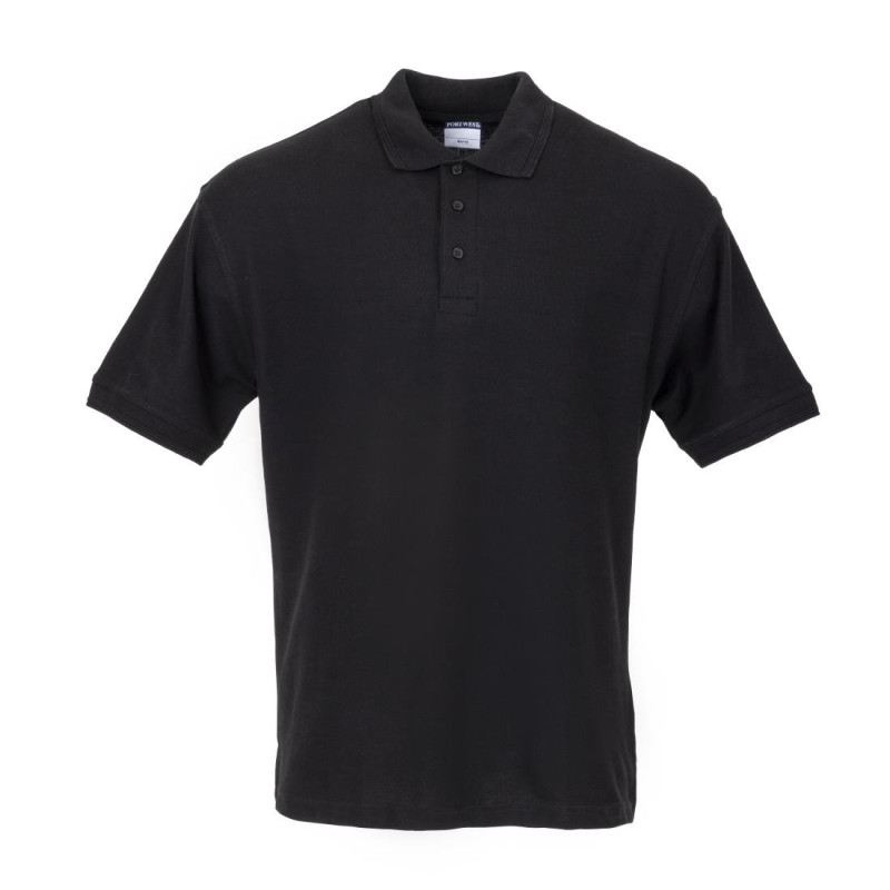Unisex Black Polo - Size S - FourniResto - Fourniresto Unisex Black Polo - Size S - FourniResto - Fourniresto