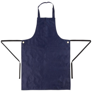 Predpasnik Bavette Odporen na madežev Modre barve 1016 x 711 mm - Bela kuharska oblačila - Fourniresto