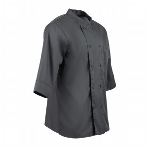 Kuhinjski predpasnik siva - velikost M - Chef Works - Fourniresto