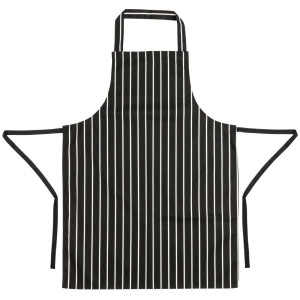Predpasnik za kuhanje v črno-belem vzorcu 760 x 970 mm - Bela kuharska oblačila - Fourniresto