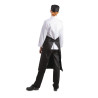 Predpasnik Standard črne barve iz poliestra/bombaža 914 x 762 mm - Whites Chefs Clothing - Fourniresto
