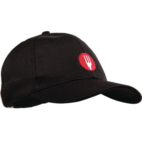 Baseball kapica Cool Vent črna iz poliestra - enotna velikost - Chef Works - Fourniresto