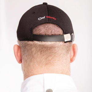 Baseball kapica Cool Vent črna iz poliestra - enotna velikost - Chef Works - Fourniresto