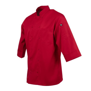 Kuhinjski predpasnik Mixte rdeče barve - velikost XL - Chef Works - Fourniresto