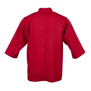 Kuhinjski predpasnik Mixte rdeče barve - velikost XL - Chef Works - Fourniresto