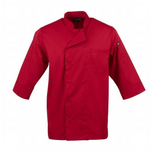 Kuhinjski predpasnik Mixte rdeče barve - velikost XL - Chef Works - Fourniresto