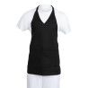 Predpasnik natakarja s črnim V-izrezom iz poliestra/bombaža 838 x 698 mm - Whites Chefs Clothing - Fourniresto