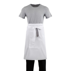 Predpasnik za strežbo standard bel 1000 x 700 mm - oblačila za kuharje Whites - Fourniresto