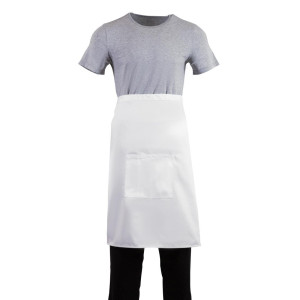 Predpasnik za strežbo standard bel 1000 x 700 mm - oblačila za kuharje Whites - Fourniresto