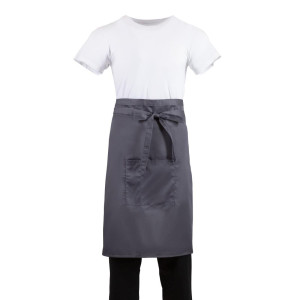 Predpasnik sive barve iz polikotona 1000 x 700 mm - Whites Chefs Clothing - Fourniresto