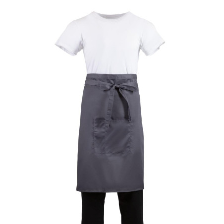 Predpasnik sive barve iz polikotona 1000 x 700 mm - Whites Chefs Clothing - Fourniresto
