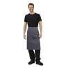 Predpasnik sive barve iz polikotona 1000 x 700 mm - Whites Chefs Clothing - Fourniresto