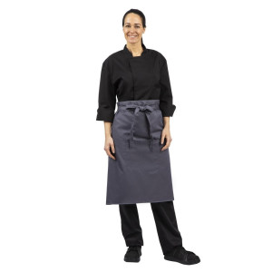 Predpasnik sive barve iz polikotona 1000 x 700 mm - Whites Chefs Clothing - Fourniresto