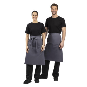 Predpasnik sive barve iz polikotona 1000 x 700 mm - Whites Chefs Clothing - Fourniresto