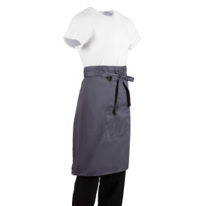 Predpasnik sive barve iz polikotona 1000 x 700 mm - Whites Chefs Clothing - Fourniresto