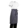 Predpasnik sive barve iz polikotona 1000 x 700 mm - Whites Chefs Clothing - Fourniresto