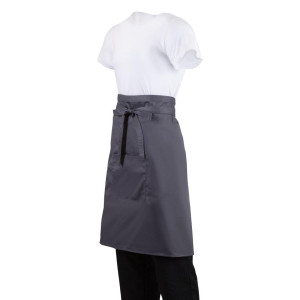Predpasnik sive barve iz polikotona 1000 x 700 mm - Whites Chefs Clothing - Fourniresto