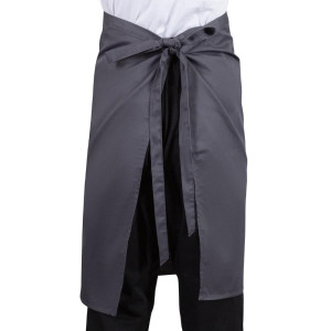 Predpasnik sive barve iz polikotona 1000 x 700 mm - Whites Chefs Clothing - Fourniresto