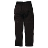 Hlače za kuharje unisex Baggy črne barve - velikost S - Chef Works - Fourniresto