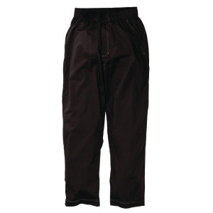 Hlače za kuharje unisex Baggy črne barve - velikost S - Chef Works - Fourniresto