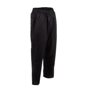 Hlače za kuharje unisex Baggy črne barve - velikost S - Chef Works - Fourniresto