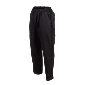 Hlače za kuharje unisex Baggy črne barve - velikost S - Chef Works - Fourniresto