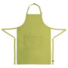 Predpasnik Bavette z nastavljivim ovratnikom in dvojnim žepom v antracitno zeleni barvi 610 x 860 mm - Chef Works - Fourniresto