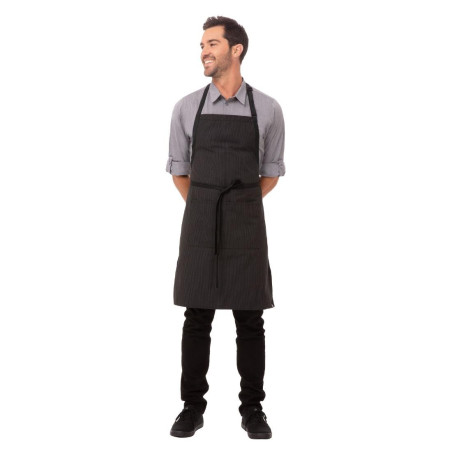 Predpasnik Bavette s tankimi črtami 610 x 850 mm - Chef Works - Fourniresto
