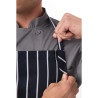 Predpasnik Bavette Premium s črtastim modrim in belim vzorcem - Chef Works - Fourniresto