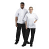 Oblačilo za kuharje v beli barvi s kratkimi rokavi Boston - Velikost L - Whites Chefs Clothing - Fourniresto