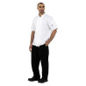 Oblačilo za kuharje v beli barvi s kratkimi rokavi Boston - Velikost L - Whites Chefs Clothing - Fourniresto