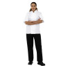 Oblačilo za kuharje v beli barvi s kratkimi rokavi Boston - Velikost L - Whites Chefs Clothing - Fourniresto