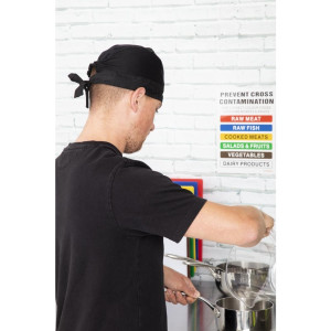 Bandana Črna - Ena velikost - Whites Chefs Clothing - Fourniresto