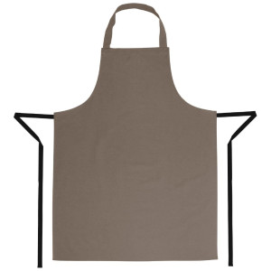 Predpasnik Bavette v svetlo rjavi barvi iz polikotona 711 x 965 mm - Whites Chefs Clothing - Fourniresto
