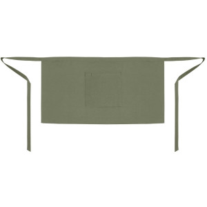Predpasnik za natakarja, kratka različica, olivno zelen, polikotonski, 373 x 750 mm - Whites Chefs Clothing - Fourniresto