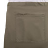 Kratek rjav svetel predpasnik za natakarja iz polikotona 373 x 750 mm - Whites Chefs Clothing - Fourniresto