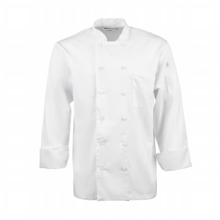 Bele mešane kuhinjske srajce z dolgimi rokavi Calgary - velikost L - Chef Works - Fourniresto