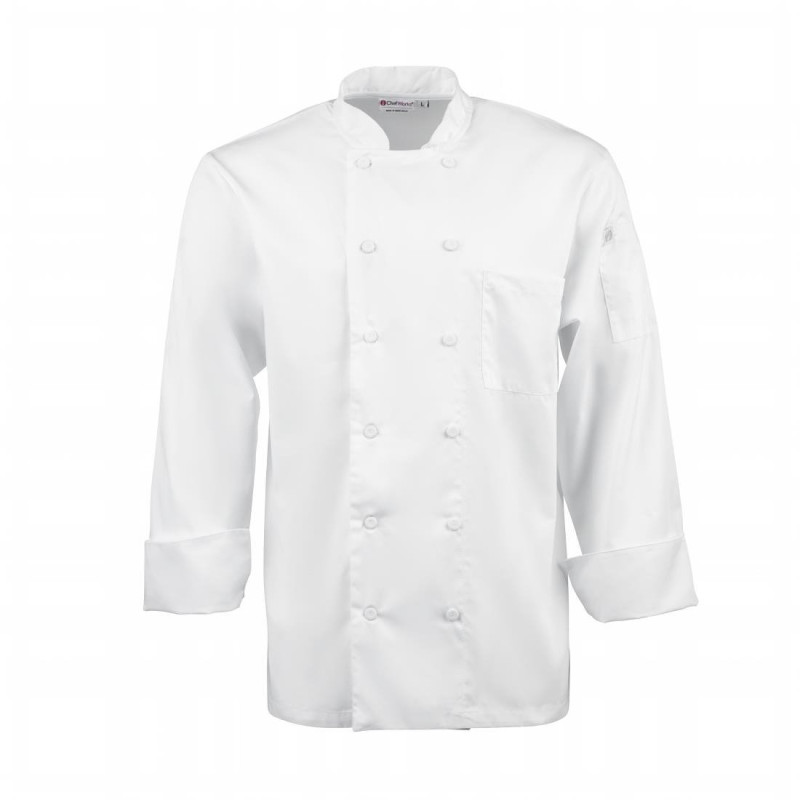Poznamo belo mešano kuhinjsko jakno s dolgimi rokavi Calgary - velikost XXL - Chef Works - Fourniresto Poznamo belo mešano kuhinjsko jakno s dolgimi rokavi Calgary - velikost XXL - Chef Works - Fourniresto