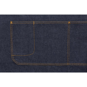 Predpasnik Bavette Indigo Memphis iz bombaža 760 x 865 mm - Chef Works - Fourniresto