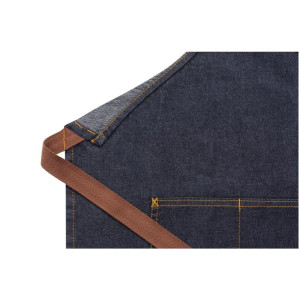 Predpasnik Bavette Indigo Memphis iz bombaža 760 x 865 mm - Chef Works - Fourniresto