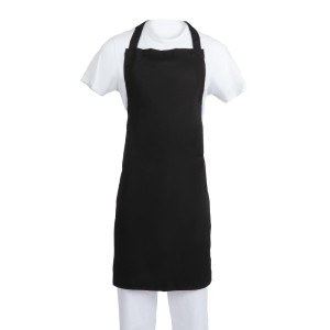Predpasnik Bavette Noir iz polikotona 900 x 1040 mm - Whites Chefs Clothing - Fourniresto
