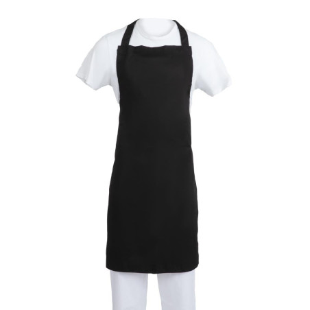 Predpasnik Bavette Noir iz polikotona 900 x 1040 mm - Whites Chefs Clothing - Fourniresto