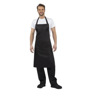 Predpasnik Bavette Noir iz polikotona 900 x 1040 mm - Whites Chefs Clothing - Fourniresto