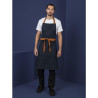 Predpasnik za natakarja iz modrega denim materiala z bombažnim pasom 1000 x 700 mm - Whites Chefs Clothing - Fourniresto