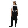 Predpasnik Bavette Denim Noir Southside iz poliestra in bombaža 700 x 1000 mm - Whites Chefs Clothing - Fourniresto