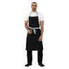 Predpasnik Bavette Denim Noir Southside iz poliestra in bombaža 700 x 1000 mm - Whites Chefs Clothing - Fourniresto