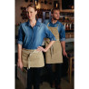 Predpasnik Bavette Beige Urban Dorset iz bombaža 762 x 863 mm - Chef Works - Fourniresto
