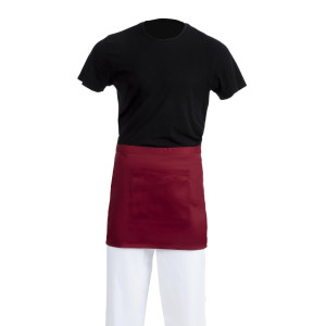 Predpasnik natakarja Bordeaux iz polikotona 373 x 750 mm - Whites Chefs Clothing - Fourniresto